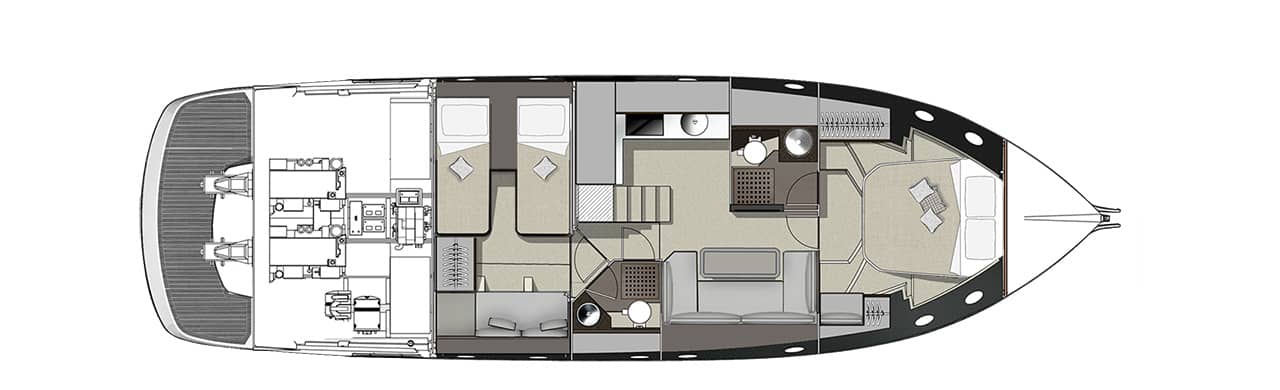 CRANCHI M44 HT - Deck