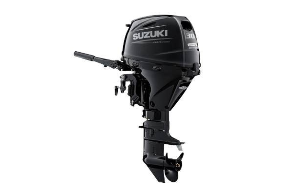 Silnik zaburtowy Suzuki DF30A - widok z boku