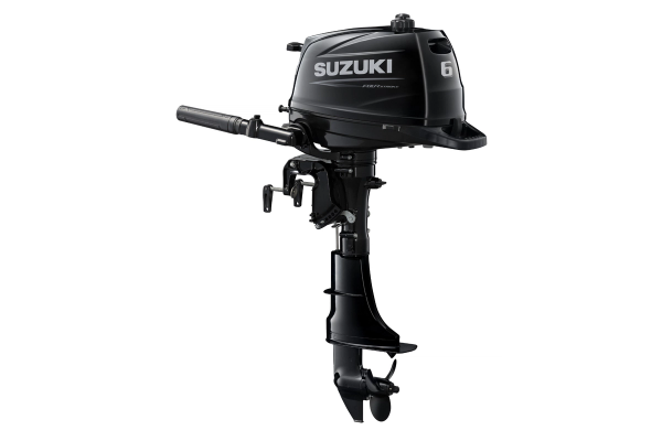 Silnik zaburtowy Suzuki DF6A - widok z boku