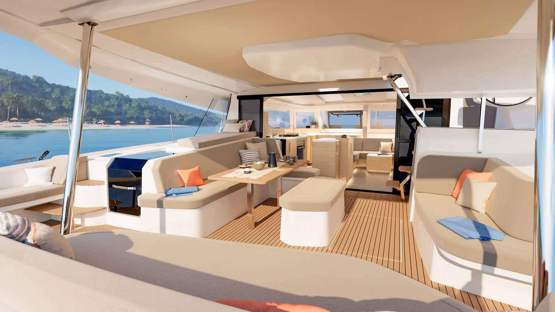 Fountaine Pajot FP48 - wnętrze