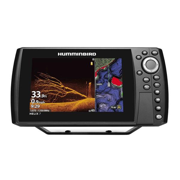 Echosonda Humminbird HELIX 7 MEGA DI - obraz Down Imaging i mapa