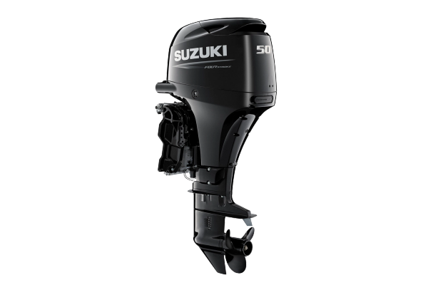Silnik zaburtowy Suzuki DF50A - widok z boku