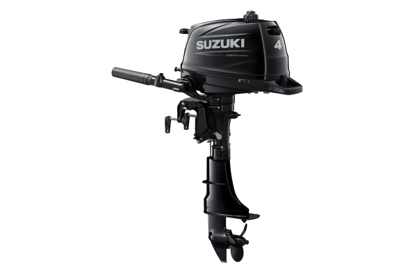 Silnik zaburtowy Suzuki DF4A - widok z boku