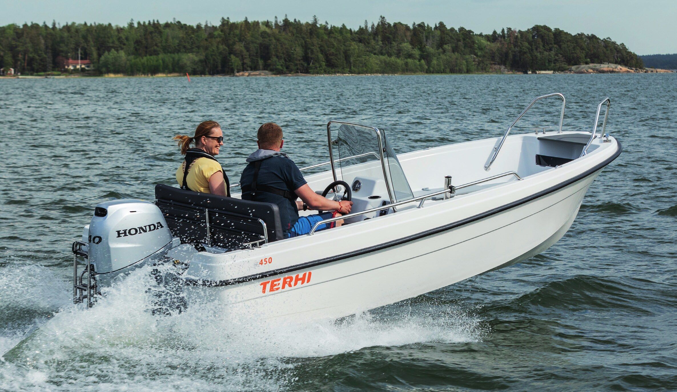 Terhi 450 C - fińska łódź Terhi z ABS