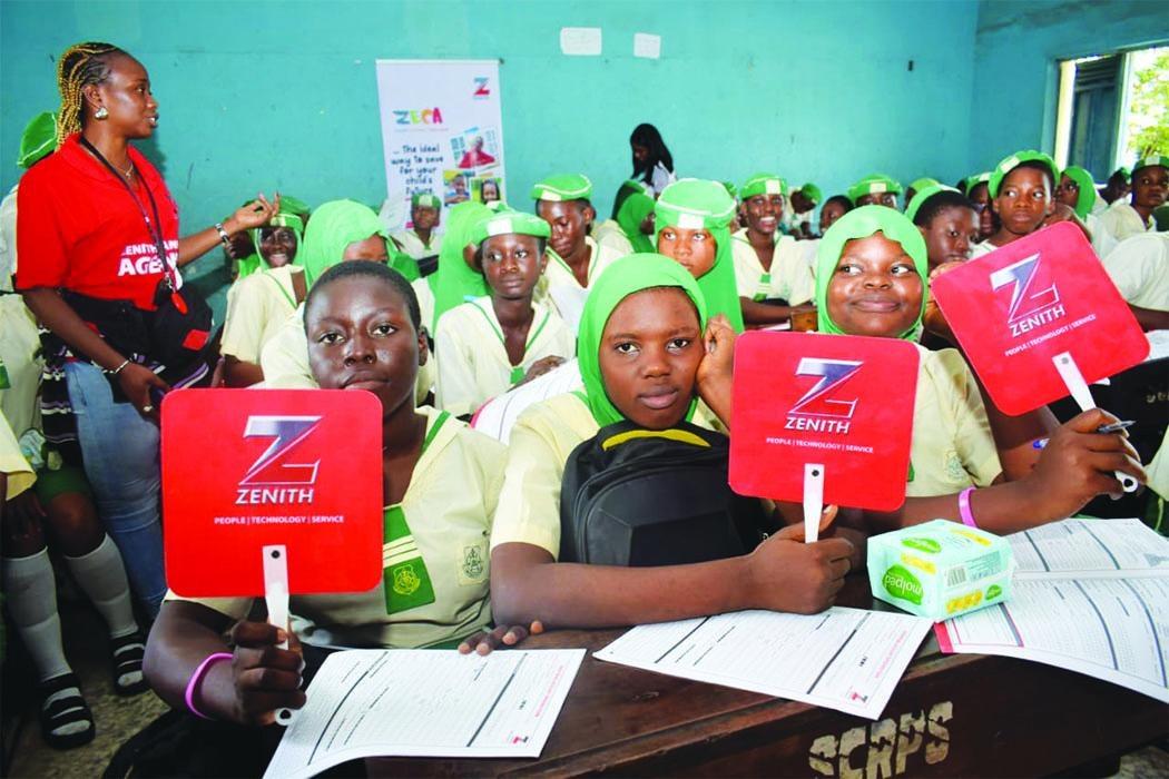 School girls attending the Zenith Bank Girl Child Empowerment Ptogramme