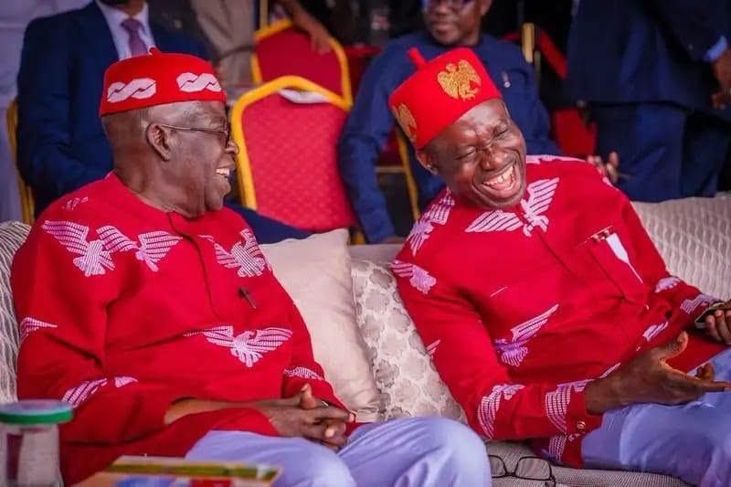 Governor Chukwuma Charles Soludo  with President Bola Ahmed  Tinubu