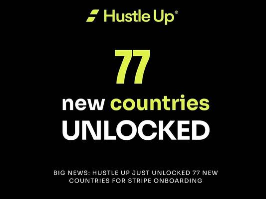 77 new countries unlocked