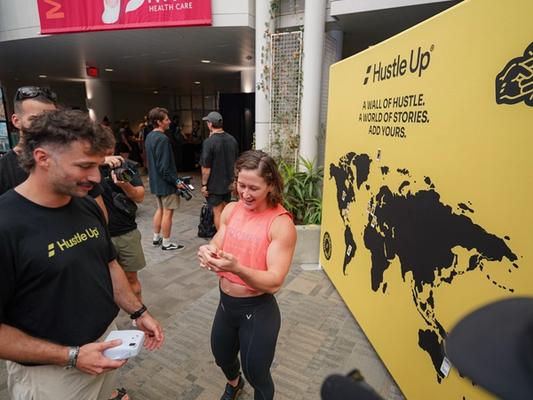 Hustle Up Campaign at the CrossFit® Games