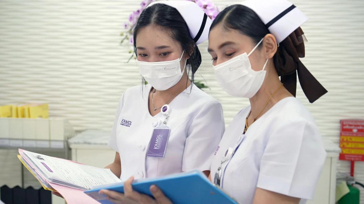Kamol Hospital nurses