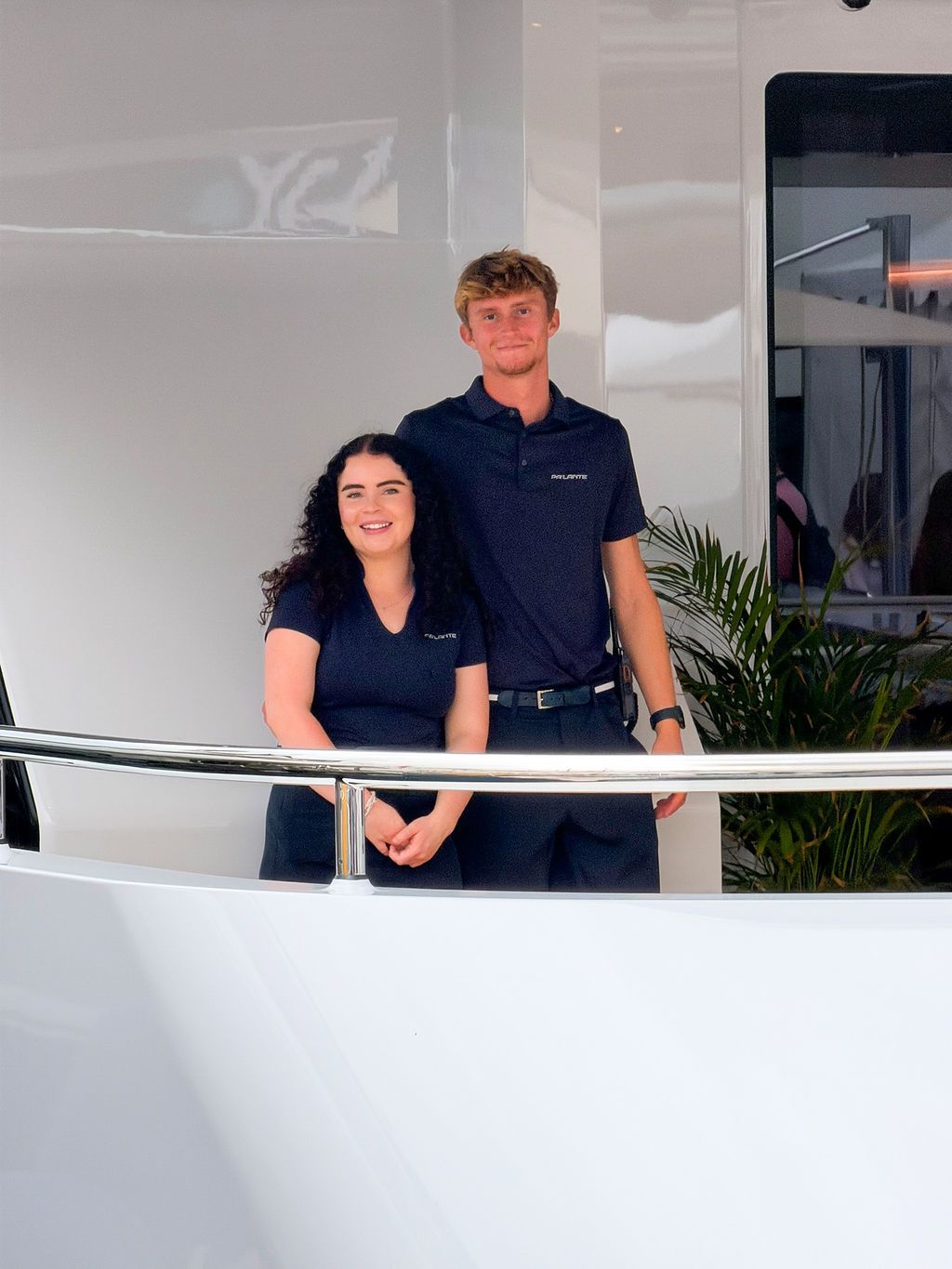 Yachts and crew on the docks at the 2026 Monaco Yacht Show in Port Hercule, Monaco.