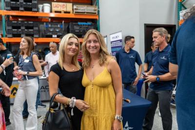 Guests networking at The Triton's Crew, Captains & Connections event at DATUM RMS.