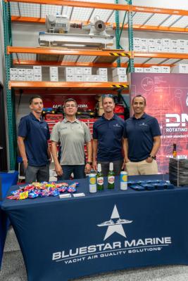 Guests networking at The Triton's Crew, Captains & Connections event at DATUM RMS.