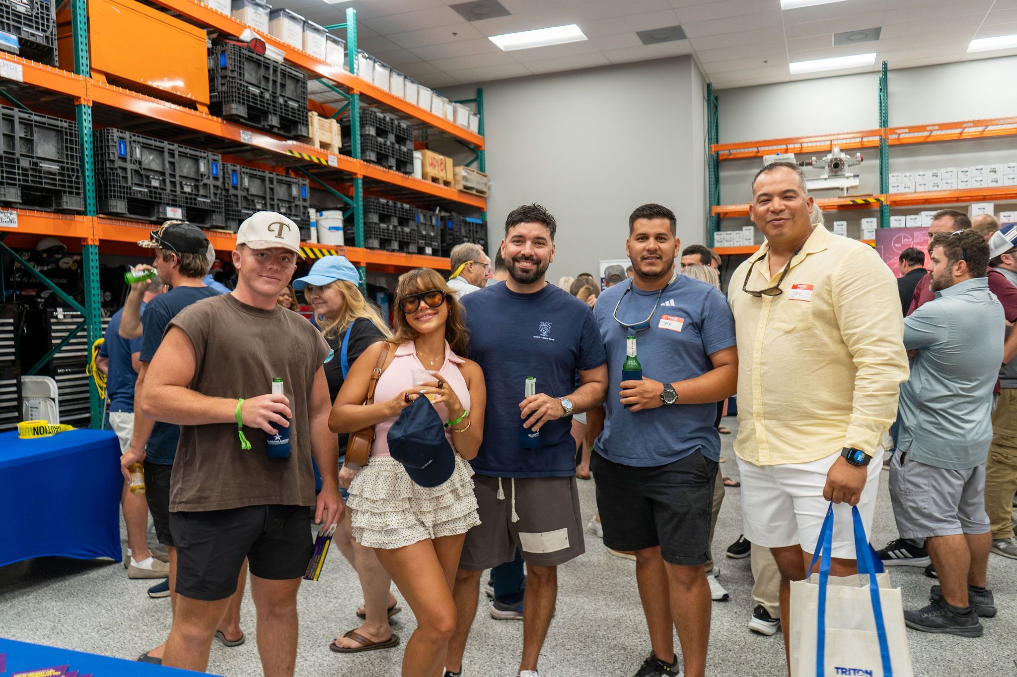 Guests networking at The Triton's Crew, Captains & Connections event at DATUM RMS.