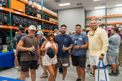 Guests networking at The Triton's Crew, Captains & Connections event at DATUM RMS.