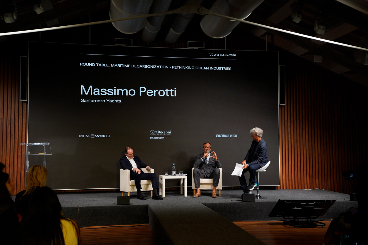 Sanlorenzo's Massimo Perotti at Venice Climate Week