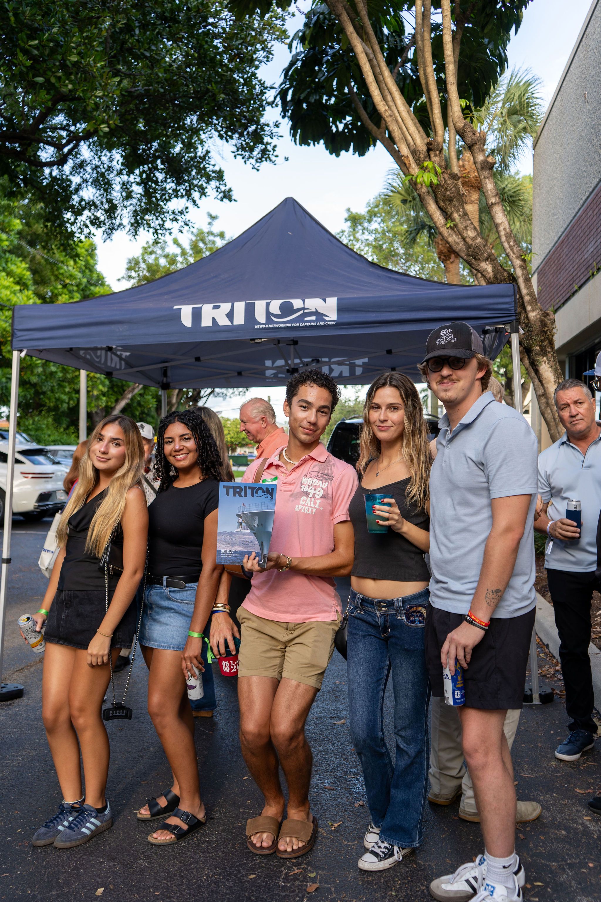 Guests networking at The Triton's Crew, Captains & Connections event at DATUM RMS.