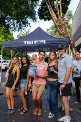 Guests networking at The Triton's Crew, Captains & Connections event at DATUM RMS.