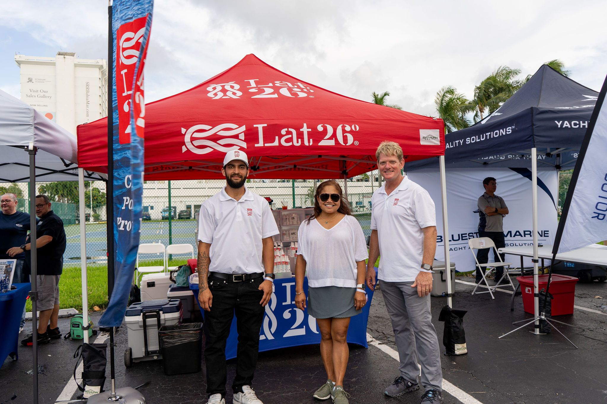 Maritime and industry partners exhibiting at The Triton's Fall Triton Expo at Bahia Mar Yachting Center.