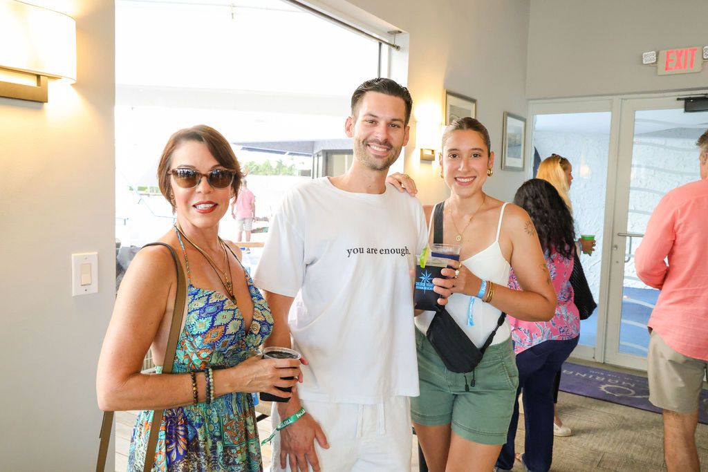 Guests and exhibitors at The Triton's Fall Triton Expo at Bahia Mar Yachting Center.