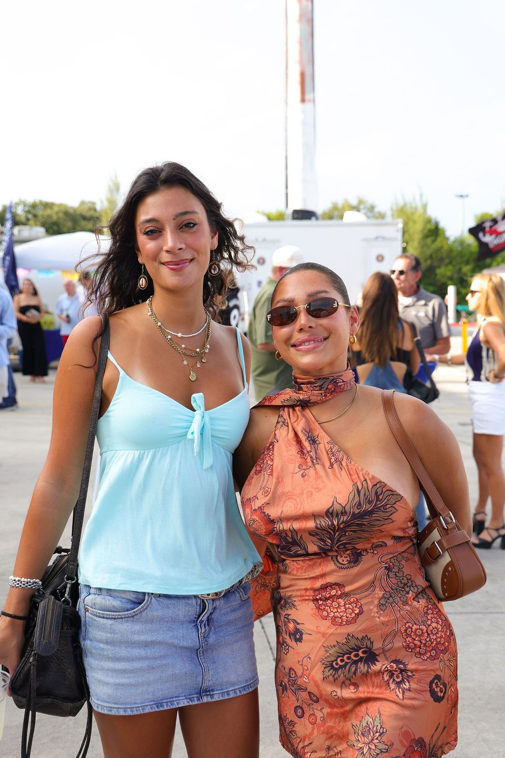Guests networking at The Triton's Crew, Captains & Connections event at Nautical Ventures Marina.