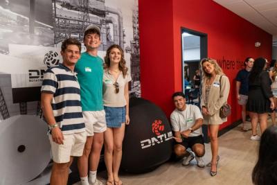 Guests networking at The Triton's Crew, Captains & Connections event at DATUM RMS.