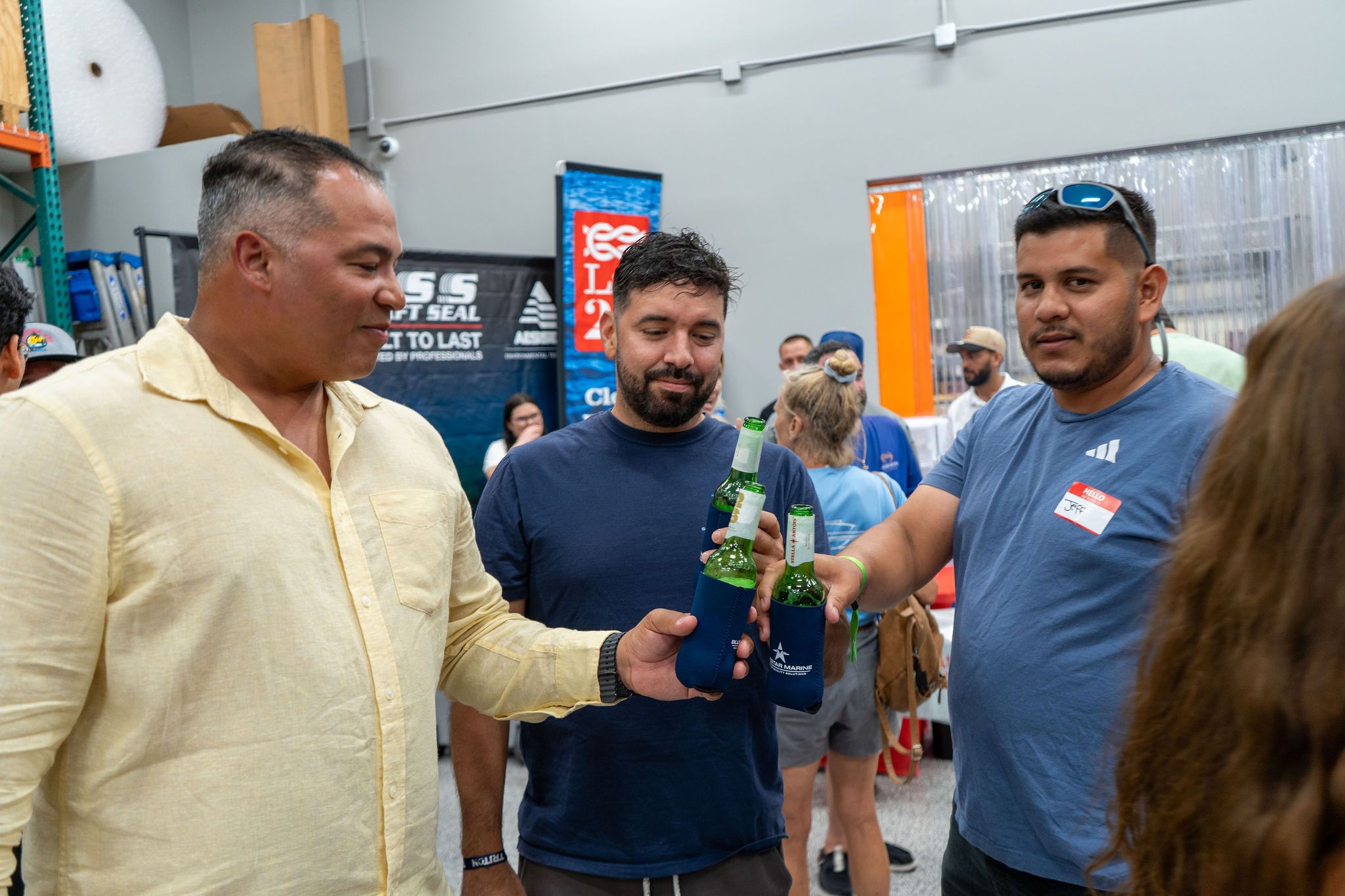 Guests networking at The Triton's Crew, Captains & Connections event at DATUM RMS.