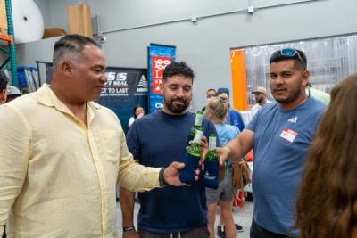 Guests networking at The Triton's Crew, Captains & Connections event at DATUM RMS.