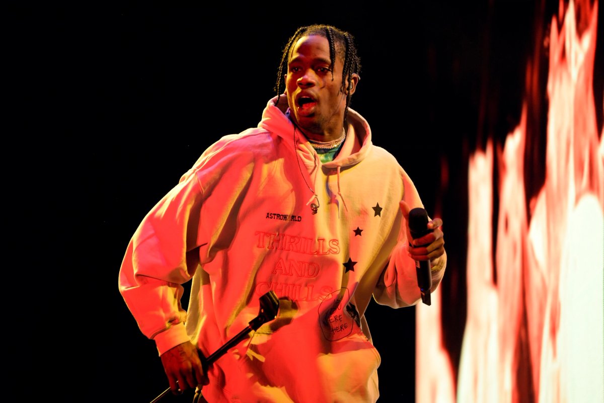 Travis Scott performing
