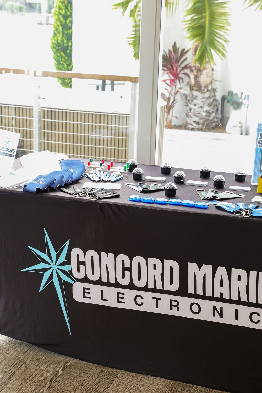 Guests and exhibitors at The Triton's Fall Triton Expo at Bahia Mar Yachting Center.
