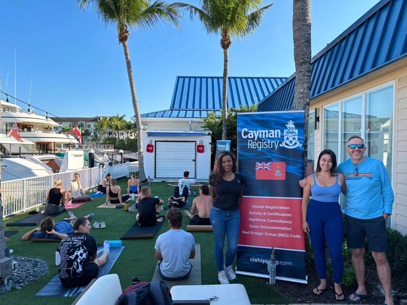 Cayman Islands Shipping Registry Hosts Crew Wellness Event Ahead of FLIBS