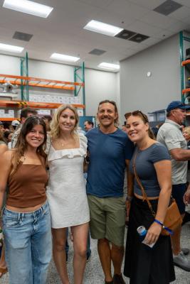 Guests networking at The Triton's Crew, Captains & Connections event at DATUM RMS.
