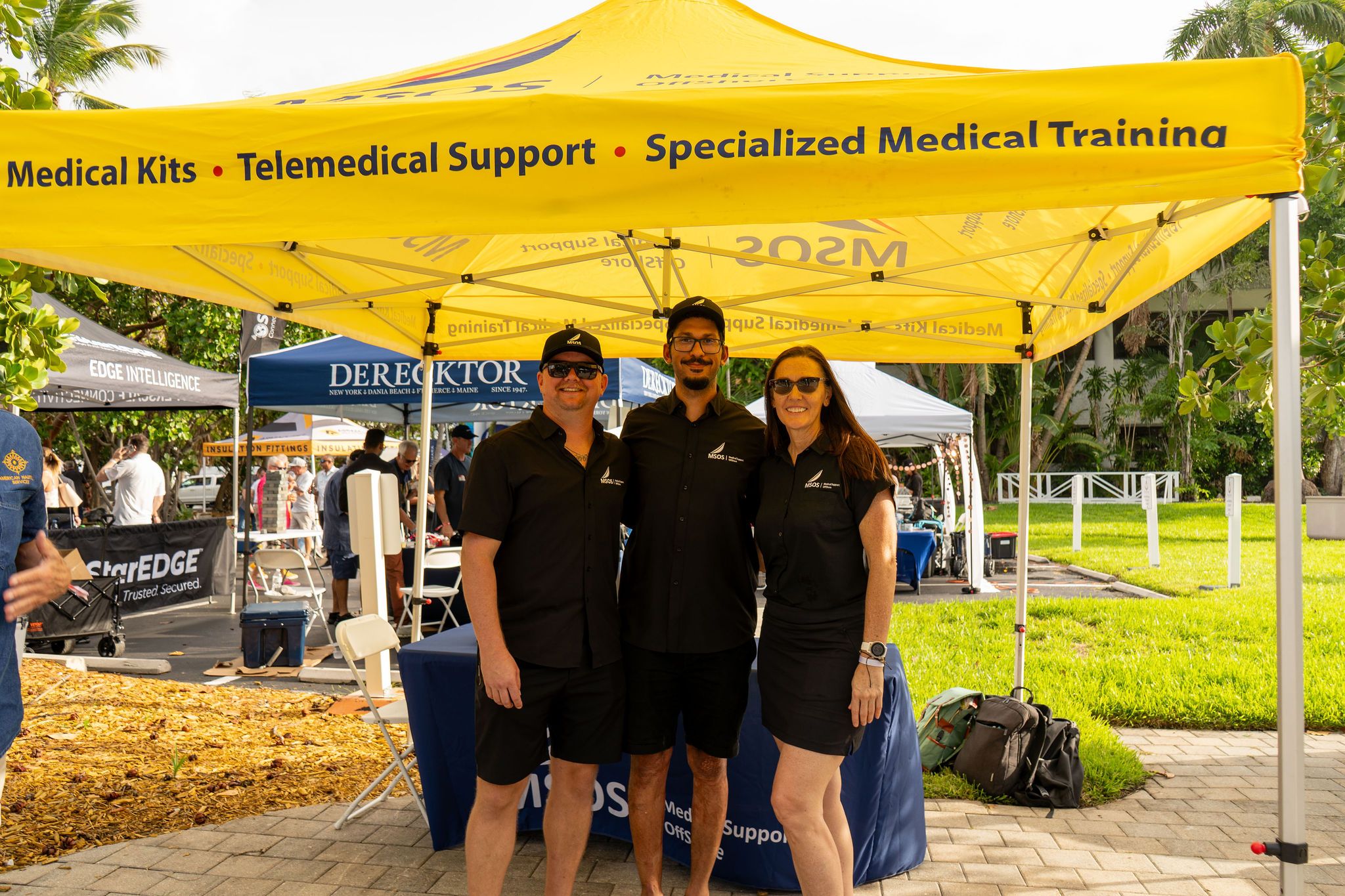 Maritime and industry partners exhibiting at The Triton's Fall Triton Expo at Bahia Mar Yachting Center.