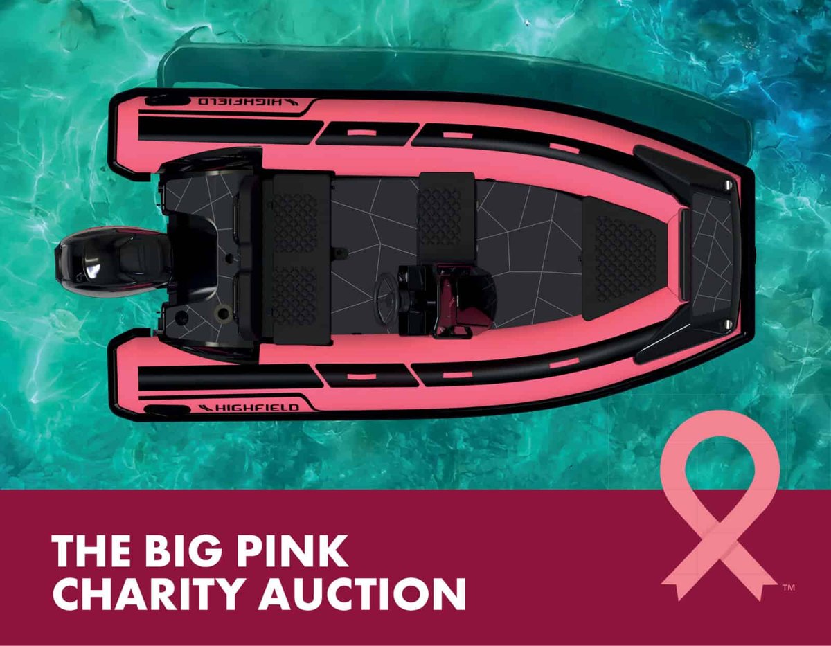 Highfield Boats Auction RIB for Cancer Research