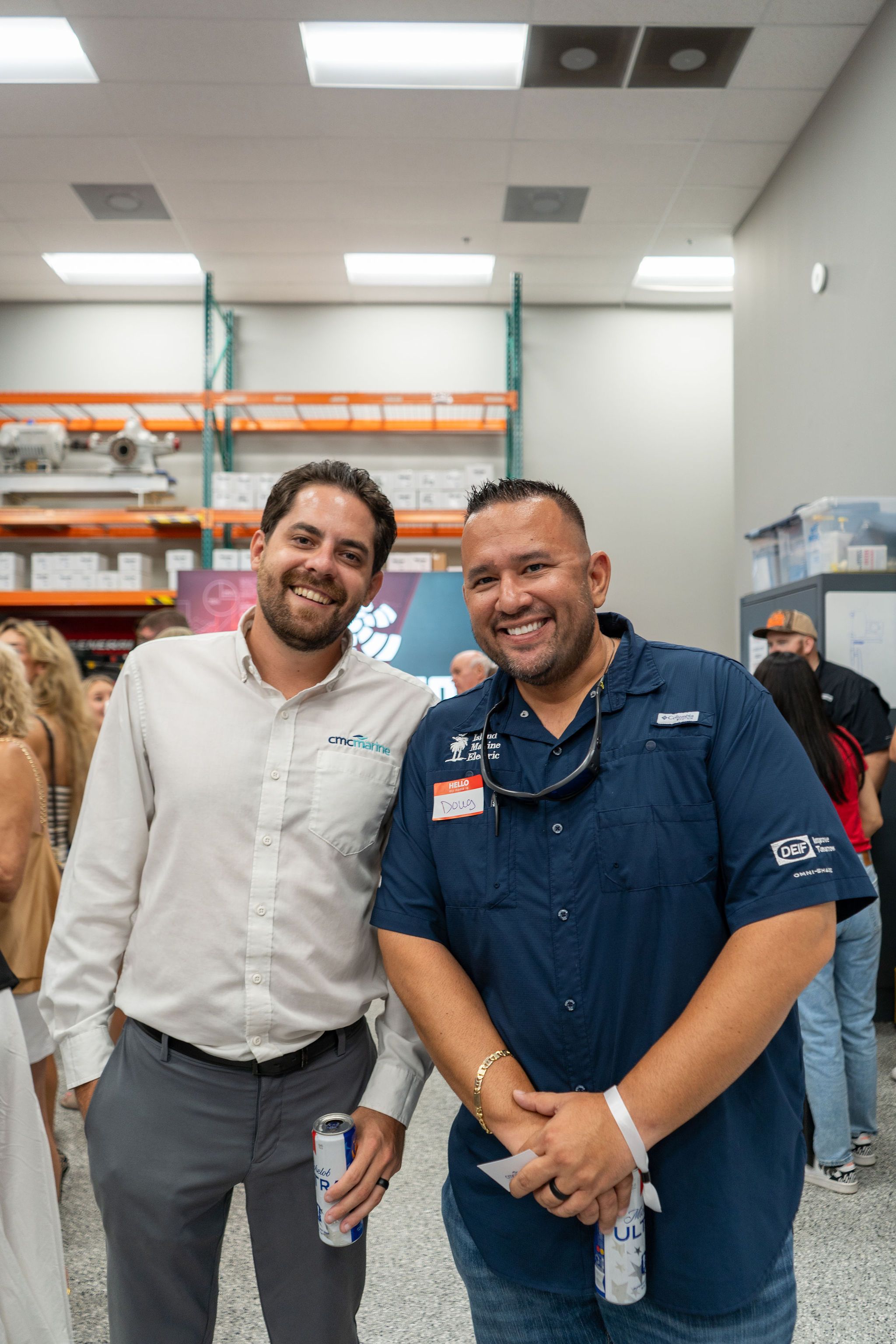 Guests networking at The Triton's Crew, Captains & Connections event at DATUM RMS.