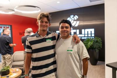 Guests networking at The Triton's Crew, Captains & Connections event at DATUM RMS.