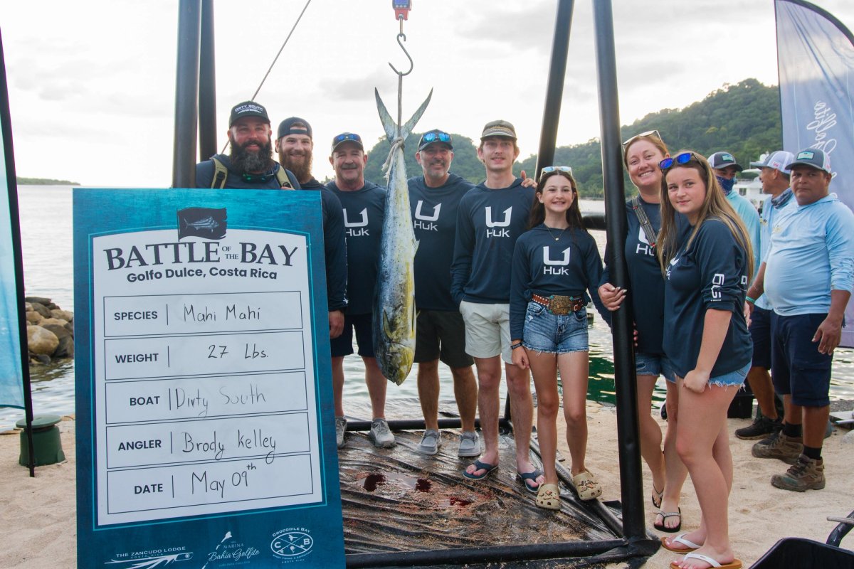 Winners of Marina Bahía Golfito's Battle of the Bay Tournament