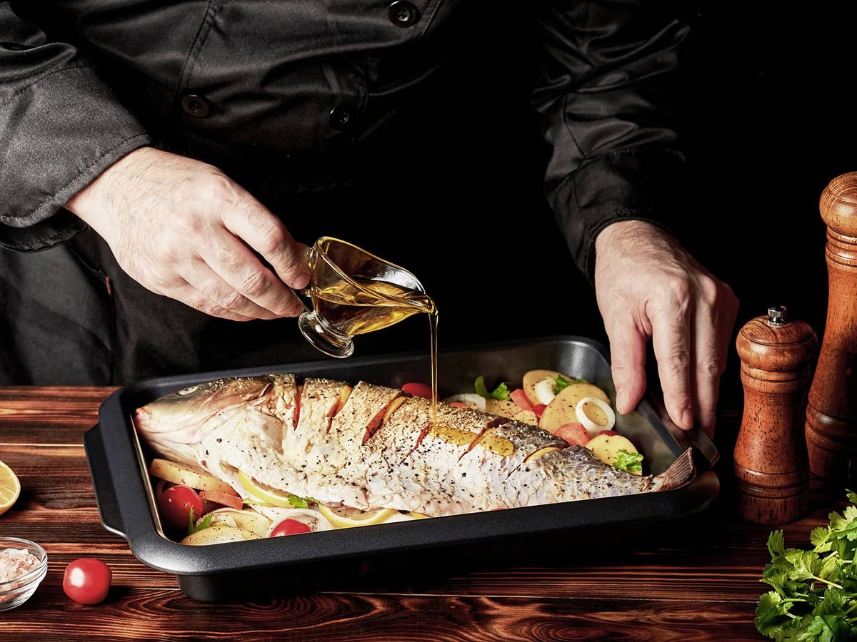 Preparing Fresh Fish on a Sportfishing Yacht