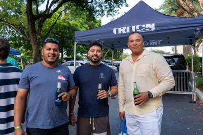 Guests networking at The Triton's Crew, Captains & Connections event at DATUM RMS.