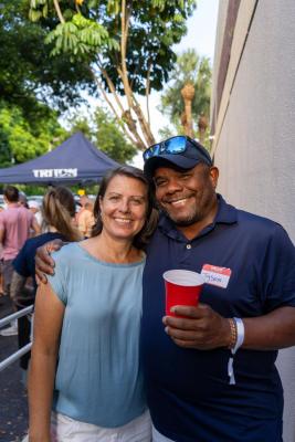 Guests networking at The Triton's Crew, Captains & Connections event at DATUM RMS.