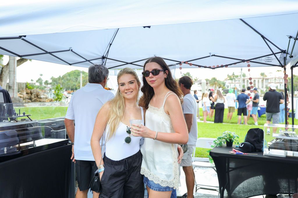 Guests and exhibitors at The Triton's Fall Triton Expo at Bahia Mar Yachting Center.