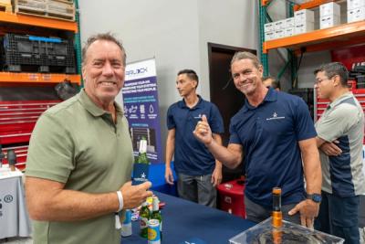 Guests networking at The Triton's Crew, Captains & Connections event at DATUM RMS.