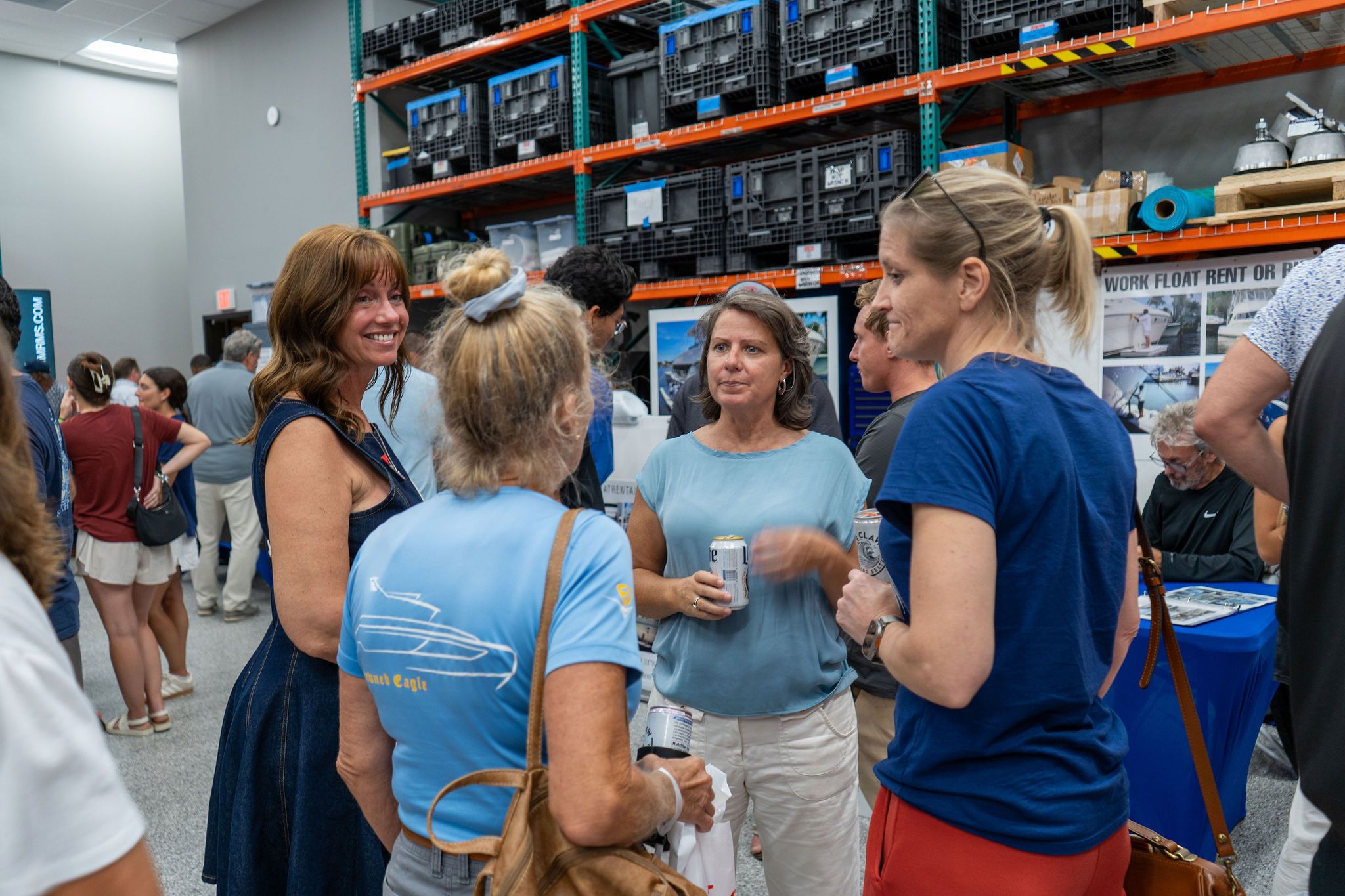 Guests networking at The Triton's Crew, Captains & Connections event at DATUM RMS.