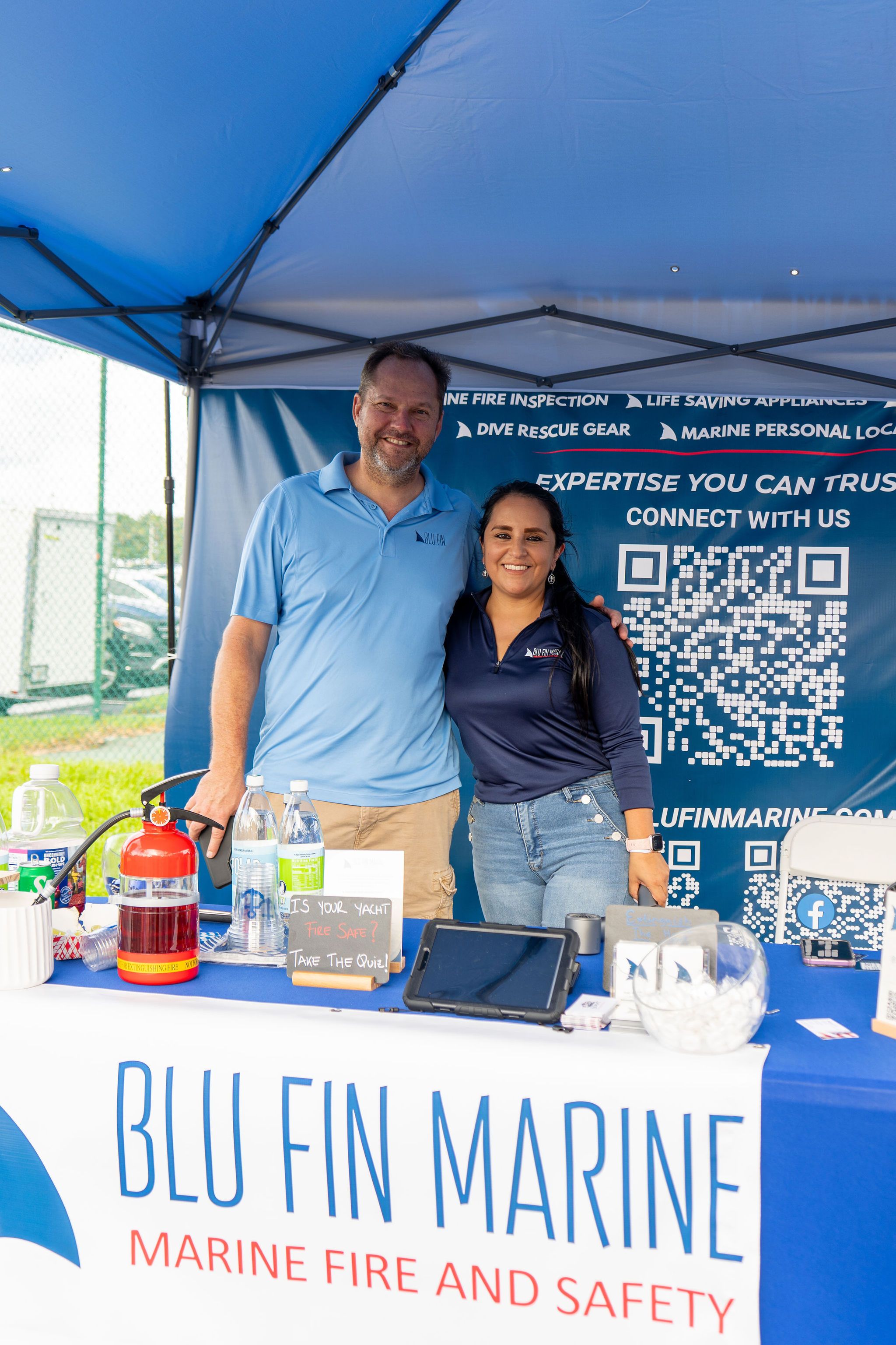 Maritime and industry partners exhibiting at The Triton's Fall Triton Expo at Bahia Mar Yachting Center.