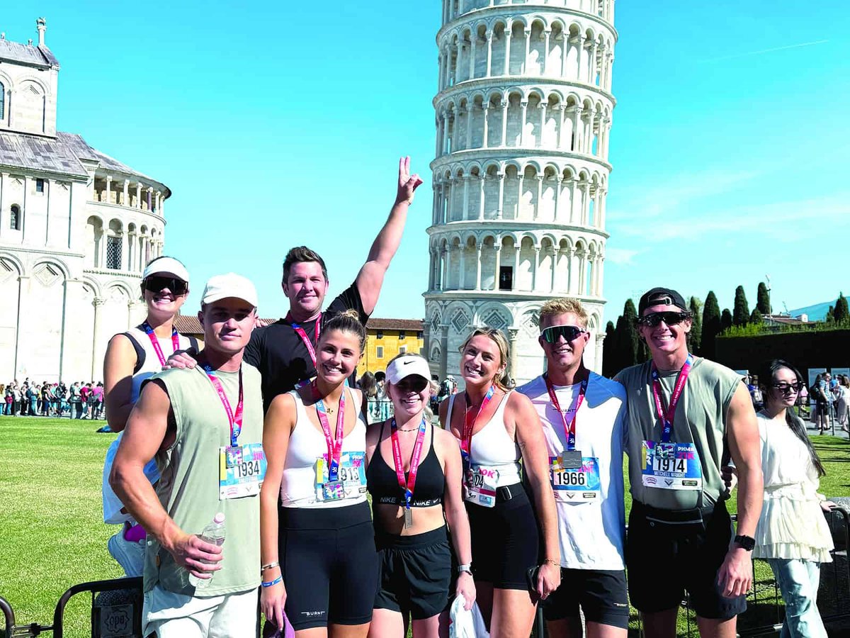 M/Y Illusion V Crew Conquers Pisa Half Marathon for Relief Crew Foundation