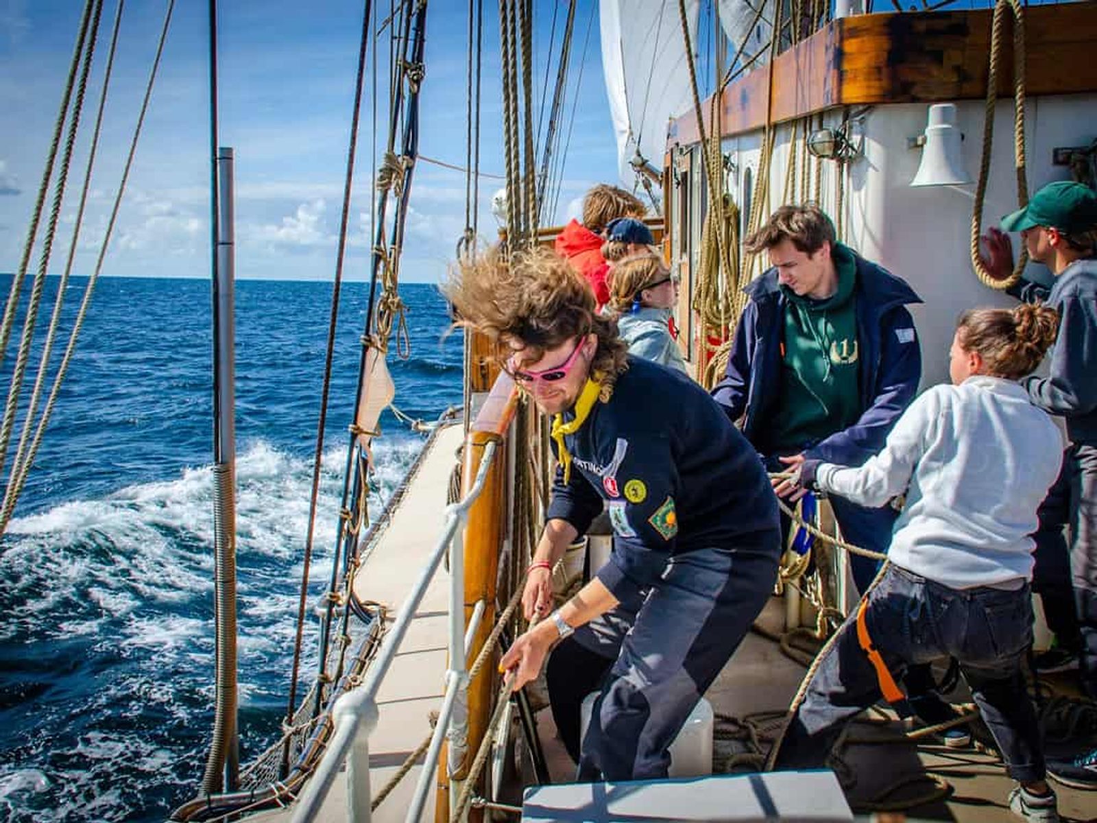 Aboard S/V Gulden Leeuw