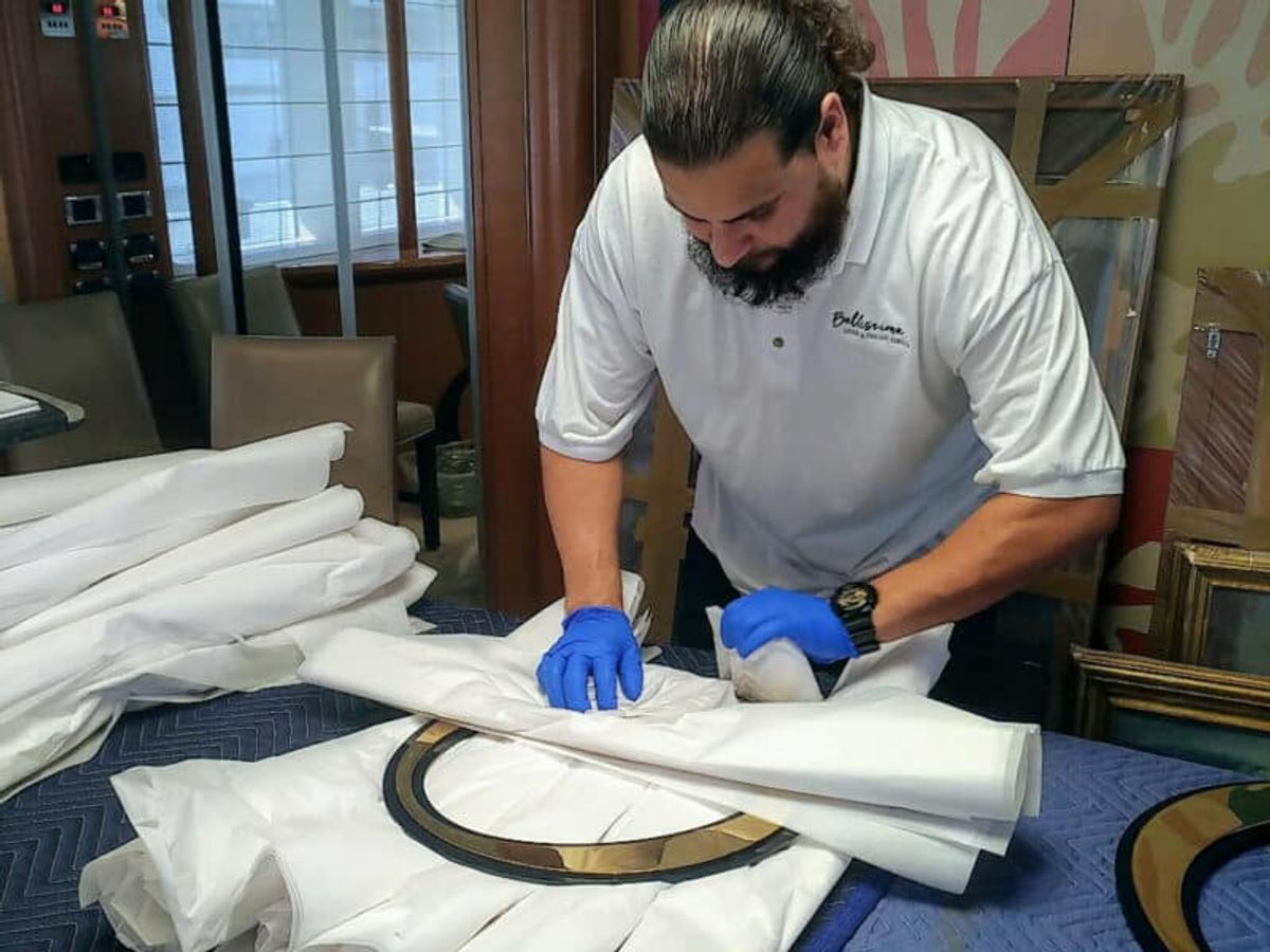 Safeguarding Art During a Yacht Refit