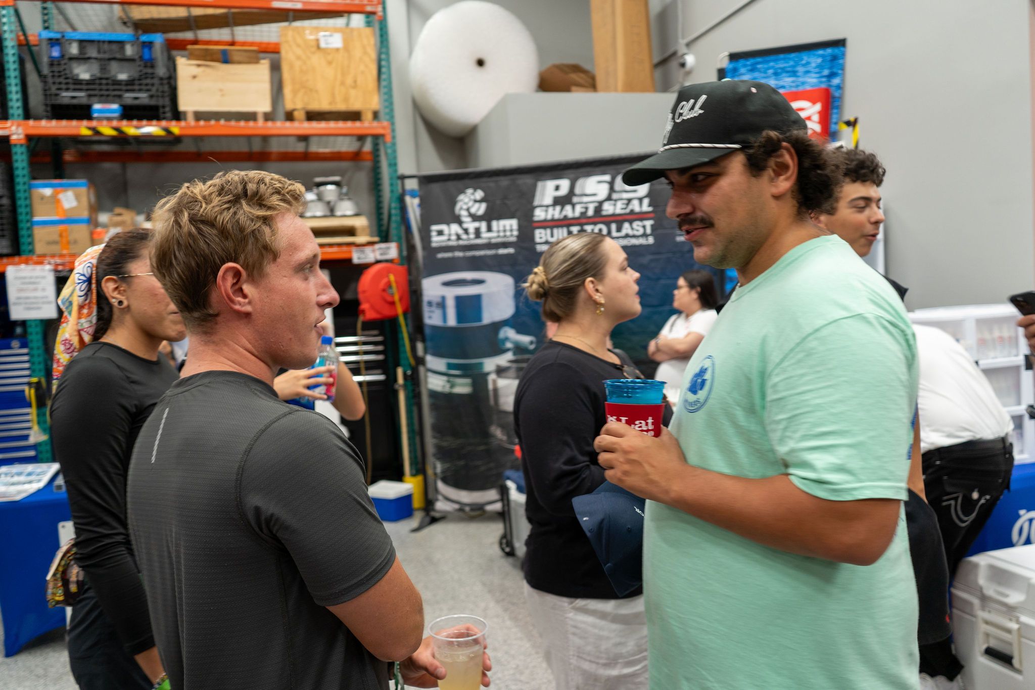 Guests networking at The Triton's Crew, Captains & Connections event at DATUM RMS.