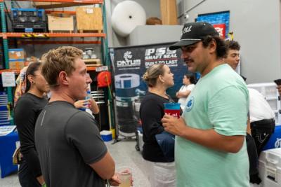 Guests networking at The Triton's Crew, Captains & Connections event at DATUM RMS.