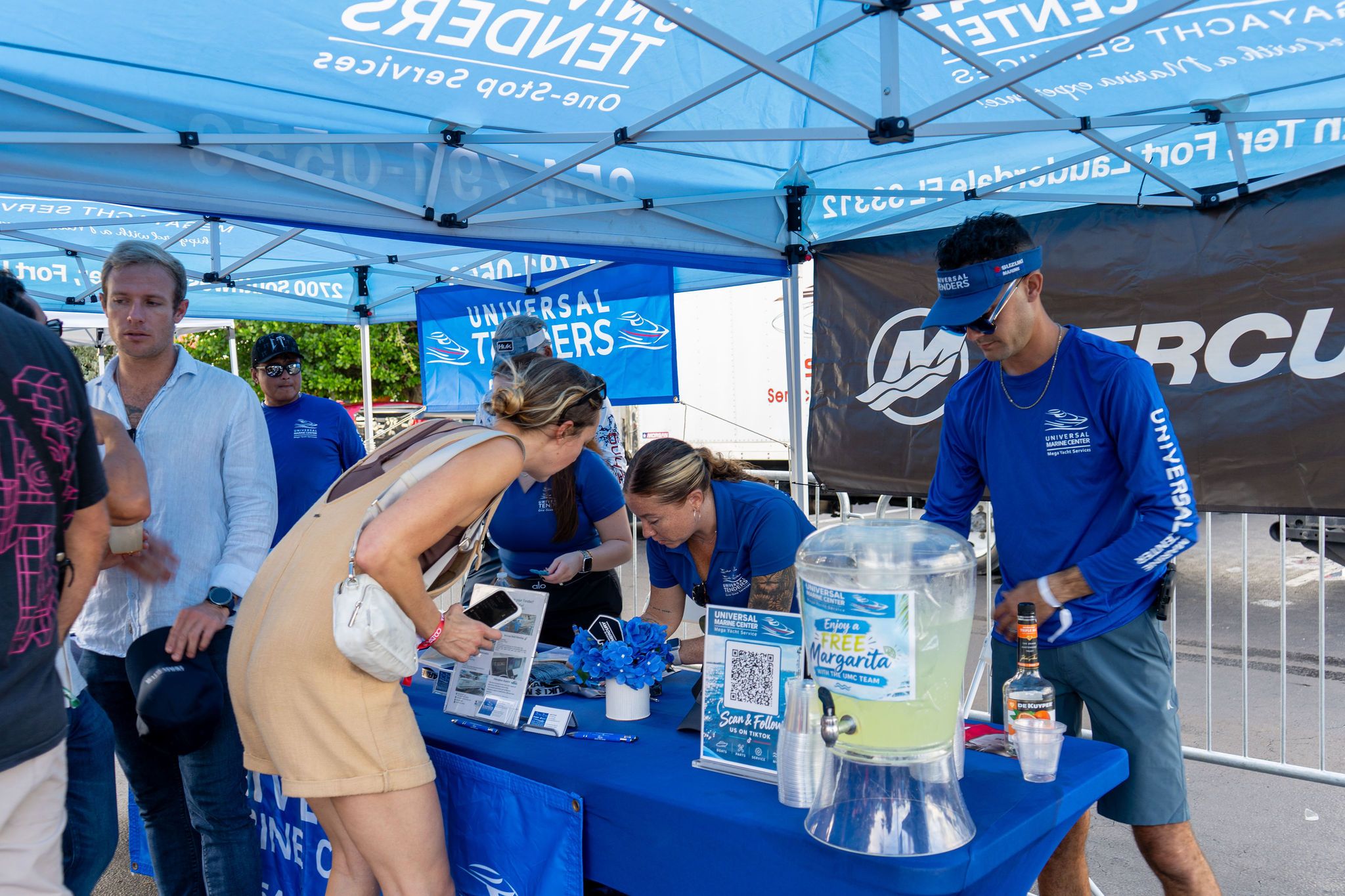 Maritime and industry partners exhibiting at The Triton's Fall Triton Expo at Bahia Mar Yachting Center.