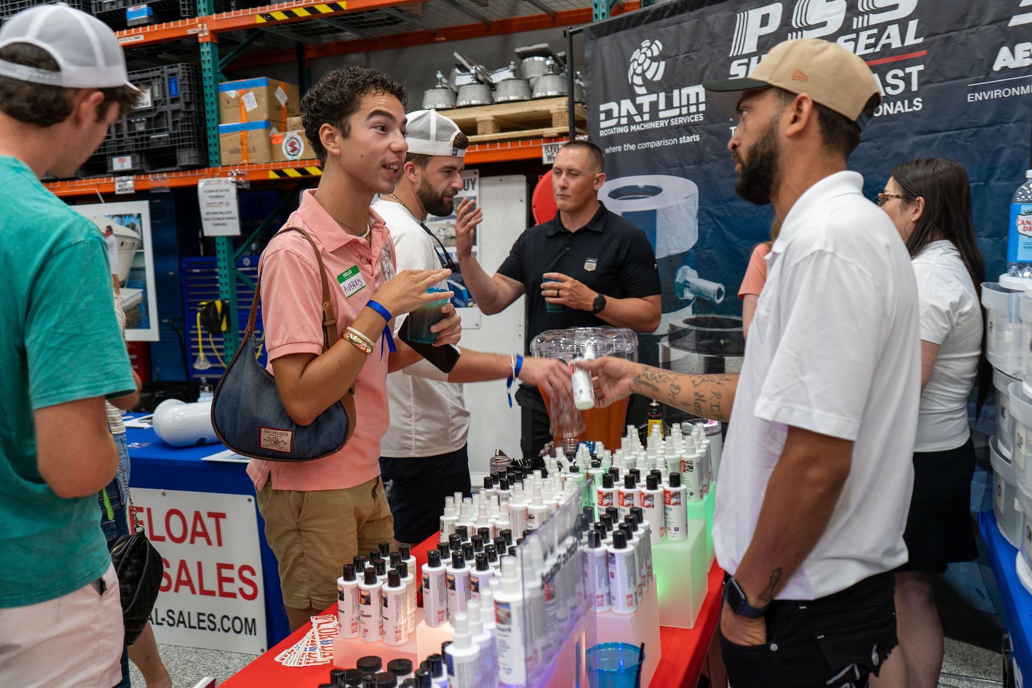 Guests networking at The Triton's Crew, Captains & Connections event at DATUM RMS.